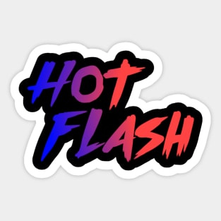 hot flash Sticker